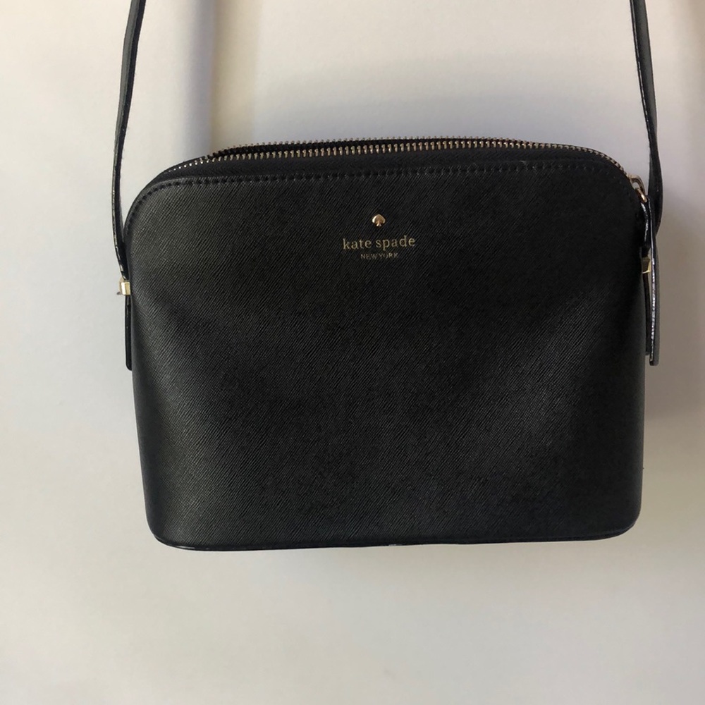 Kate Spade Black Zip Cross Body bag